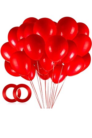 Balon Parlak Metalik Helyum Balon 10 Adet