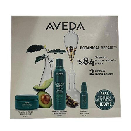 Aveda Botanical Repair Saç Oarıcı Bakım Seti (Gece Serumu 30 ml Hediyeli)