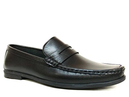 Darkwood Siyah Bağcıksız Erkek Ayakkabı