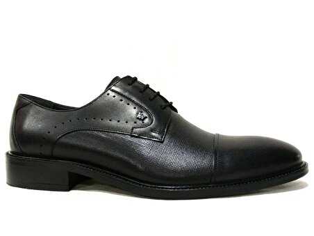 Fastway Siyah Bağcıklı Erkek Ayakkabı