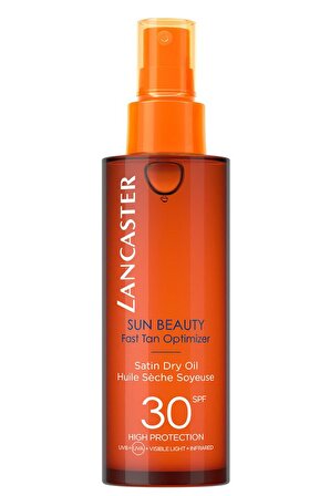 Lancaster Sun Beauty Satin Sheen Oil Fast Tan Opt. SPF30 150ML Güneş Koruyucu ve Bakımı