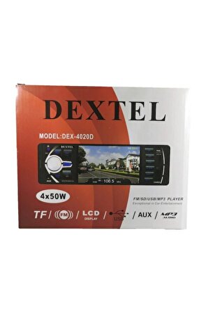 Dextel Dex-4020d Ekranlı Oto Araç Teyp Bluetooth Aux Fm Usb