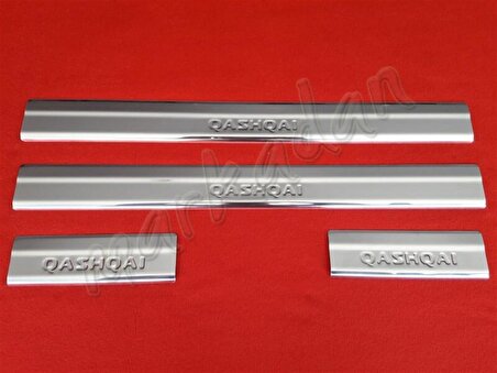 Markadan Nissan Qashqai Krom Kapı Eşiği 2014-2021 4 Parça Paslanmaz Çelik