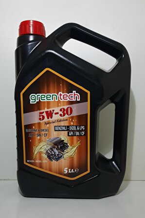greentech 5W-30 MOTOR YAĞI 5 LİTRE