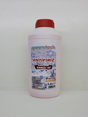 greentech Kırmızı Antifiriz 1,5 Litre