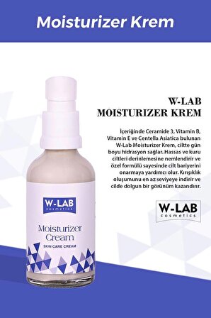 W-Lab Kozmetik Moisturizer Krem 50 ML