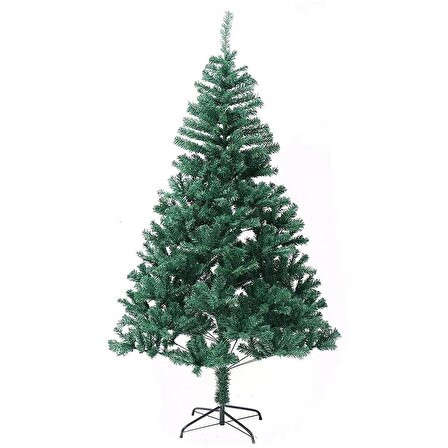 T.Concept Yılbaşı Çam Ağacı 210 cm Boy, 650 Dal, Noel Yılbaşı Dekorasyonu, Metal Ayaklı, Kutulu