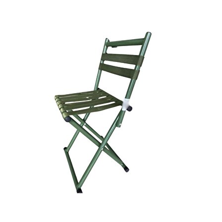 T.Concept Dekoratif Konforlu Katlanabilir Yaslanılabilir Kamp Sandalye Yeşil