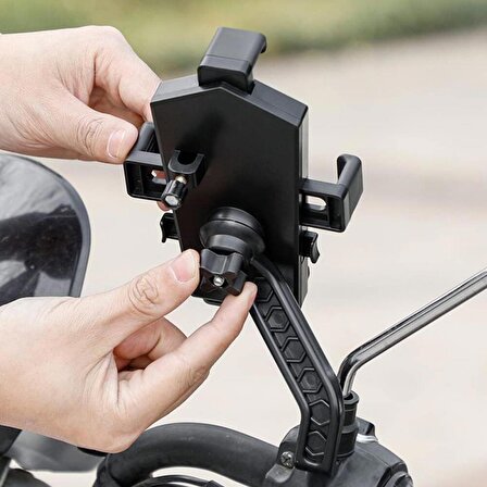 T.Concept Dayanıklı Su Geçirmez 360° Bisiklet Telefon Tutucu 