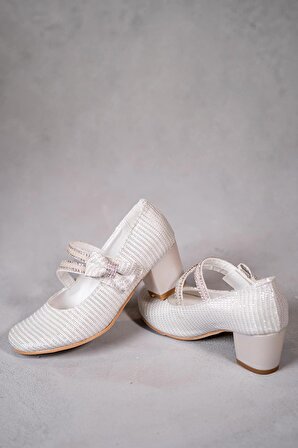Kız Çocuk Topuklu Ayakkabı Sedef