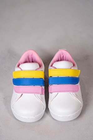 Işıklı Bebek Ayakkabı Beyaz