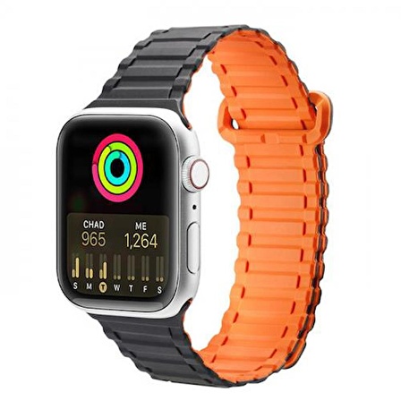 Coofbe Apple Watch 38-40-41MM İçin Manyetik Silikon Kordon Kayış, Apple Watch 2-3-4-5-6-7-8 ve SE