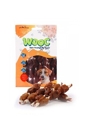 Wooc Tavuk Ördek ve Ciğer Sargılı Stick Köpek Ödülü 80 Gr