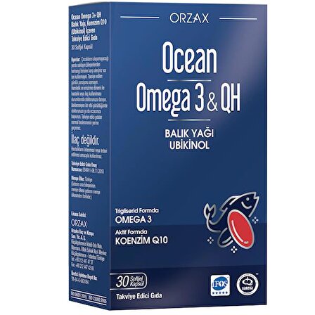  Omega 3 QH 30 Kapsül Balık Yağı