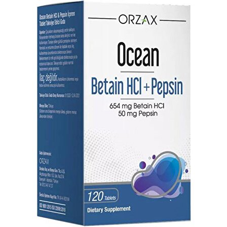 Betain HCl + Pepsin 120 Tablet