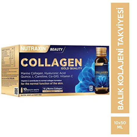  Gold Collagen 10x50 ML Balık Kolajeni