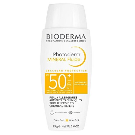 Bioderma Photoderm Mineral Fluid Spf 50+ Güneş Koruyucu Losyon 75 g