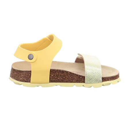 Superfit Fussbett Kız Çocuk Sarı Mantar Tabanlı Sandalet