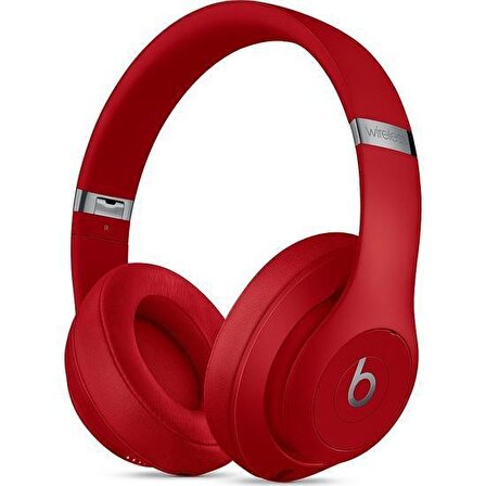 Beats Studio 3 Bluetooth Kablosuz Kulaküstü Kulaklık - Red MQD02EE/A