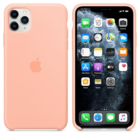 Apple iPhone 11 Pro Silikon Kılıf MRGE2ZM/A - Greyfurt