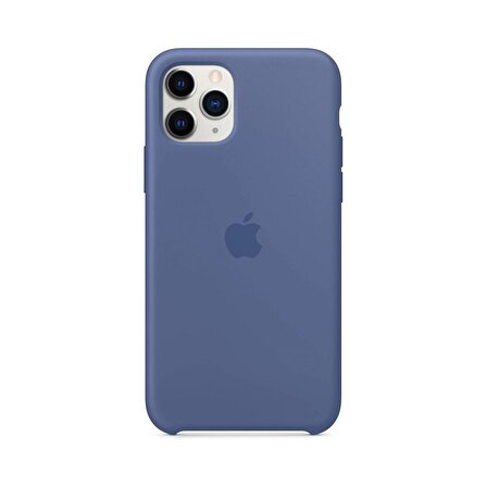 iPhone 11 Pro Silikon Kılıf MY172ZM/A - Loş Mavi