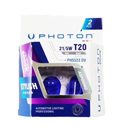 PHOTON T20 BEYAZ IŞIK 21/5W ÇİFT DUY NATURAL CAM PH5523DV