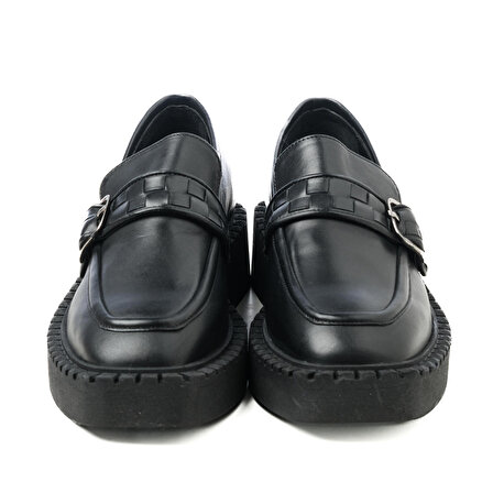 Giuseppe Mengoni  Kadın Oxford/Ayakkabı PA-1031 771 360 GIUSEPPE MENGONI Deri Siyah