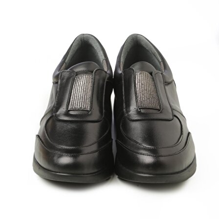 Kadın Günlük Ayakkabı MAR-22K-113-K77 John May Siyah Cilt