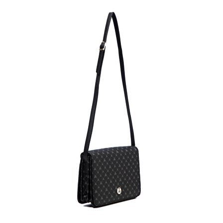 TH Bags  Kadın Çapraz Çanta TH-YS99-369 Siyah Logolu