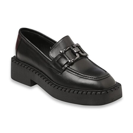 Kadın Oxford/Ayakkabı PO-1031-755 Giuseppe Mengoni R-300 Siyah Deri
