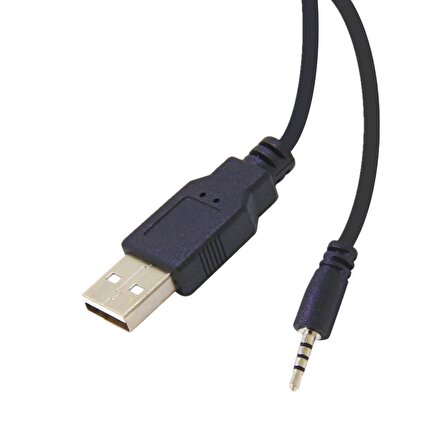 Intercom USB Kablosu Şarj Kablosu(usb to 3.5 mm stereo jack)