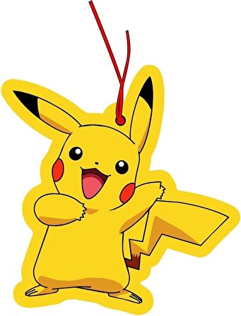 Pokemon Pikachu Tasarımlı Dekoratif Oto Kokusu ve Aksesuarı