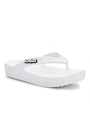 Crocs Classic Platform Flip W Kadın Beyaz Terlik 207714-100