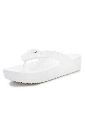 Crocs Classic Platform Flip W Kadın Beyaz Terlik 207714-100