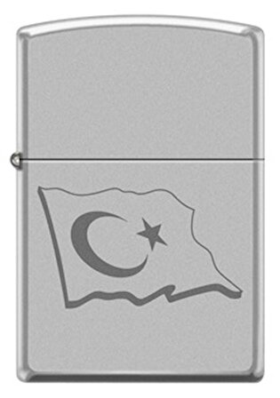 Zippo Turkish Flag-Auto Engrave Çakmak