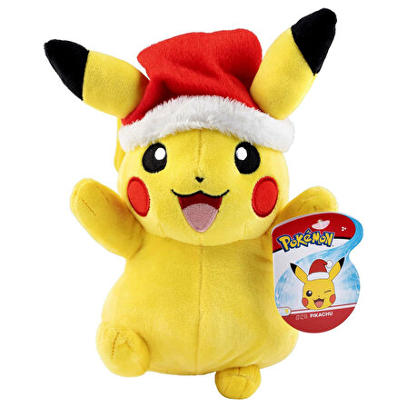 Pokemon Peluş Figür 20cm Noel Seri - Pikachu