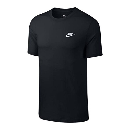 Nike M Nsw Club Tee Erkek Siyah T-shirt - AR4997-0