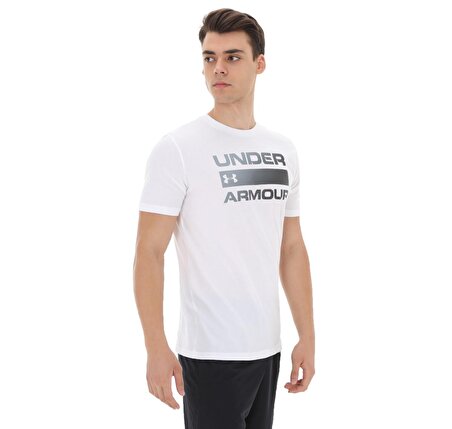 A1329582-100-100 Under Armour Ua Team Issue Wordmark Ss Erkek T-Shirt Beyaz