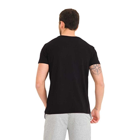 Superfly Men Tshırt Black Erkek T-Shirt 22912-02