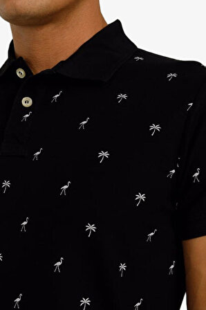 Superfly Men Poloshırt Black Erkek T-Shirt 22971-02