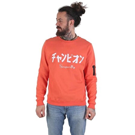 Superfly Bisiklet Yaka Erkek Sweatshirt SPF101232313418