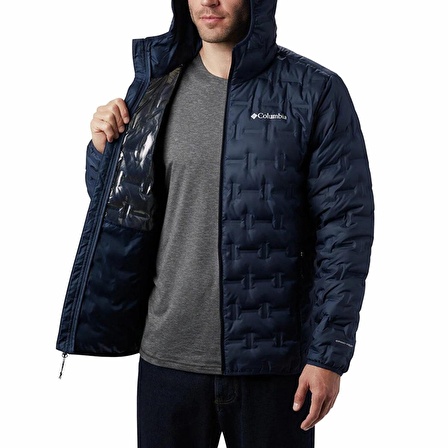 Columbia Delta Ridge™ Down Hooded Jacket Lacivert Mont