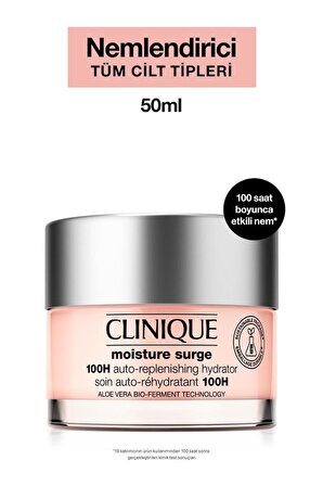 Clinique Moisture Surge 100 Saat Etkili Nemlendirici Canlandırı Etki Cilt ve Göz Bakım Kremi 50+15ml