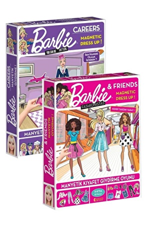 Barbie Manyetik Kıyafet Giydirme Ve Barbie Diytoy Manyetik Kıyafet Giydirme Oyunu Lisanslı