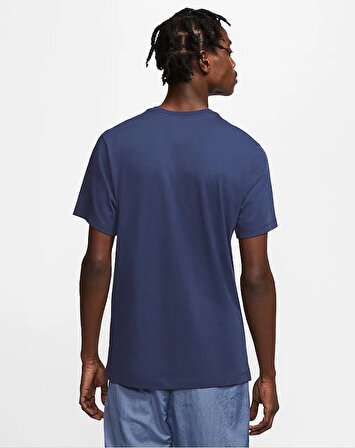 Nike M Nsw Tee Icon Futura Erkek Lacivert Günlük Stil Tişört BV0622-451