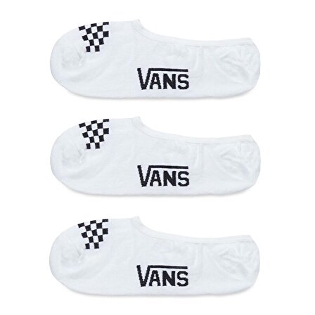 Vans WM Classıc Canoodle 6.5-10 3PK Beyaz Çorap