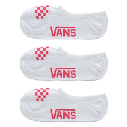 Vans WM Classıc Canoodle 1-6 3PK Beyaz Çorap