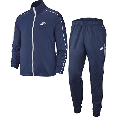 Nike M Nsw Ce Trk Suit Wvn Basic Erkek Mavi Günlük Stil Eşofman Takımı BV3030-410