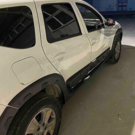 Dacia Duster 2010-2017 Uyumlu 12 Parça Damalı Dodik Seti Duster Yazılı Kapı Koruma Ve Çamurluk Kaplaması Plastik