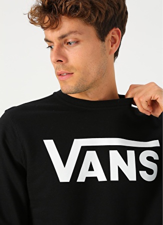 Vans Siyah - Beyaz Erkek Sweatshırt VN0A456AY281 VANS